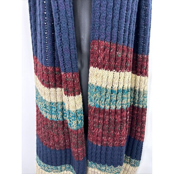 Treasure & Bond Women's Striped Long Tassel Scarf Multicolor One Size - Picture 4 of 16